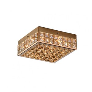Plafon 4 Luzes G9 25x25x7cm Windows Wdsg2204lg9pf Bronzearte