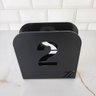 Porta Guardanapo Restaurante Numerado 1 Ao 20 Preto Acrílico de Mesa - 10
