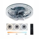 Ver imagem 1 de Lustre Ventilador Pendente Multicor E27 Controle Remoto Bivolt