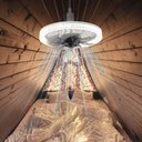 Ver imagem 4 de Lustre Ventilador Pendente Multicor E27 Controle Remoto Bivolt