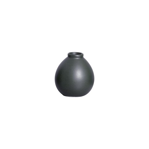 Vasinho de Cerâmica Verde Pequeno para Decoração de Sala Oasis 8x7 cm