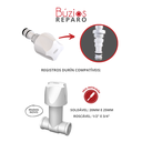Ver imagem 2 de Reparo para Registro de Pressão sem Canopla Búzios Branco Durín