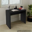 Ver imagem 6 de Escrivaninha Mesa Escritorio Me4139 Preto Tecno Mobili