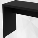 Ver imagem 5 de Escrivaninha Mesa Escritorio Me4139 Preto Tecno Mobili