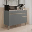 Ver imagem 2 de Balcão para Cozinha com Tampo e com 3 Portas Chester Gris