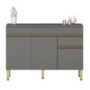 Ver imagem 1 de Balcão para Cozinha com Tampo e com 3 Portas Chester Gris