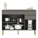 Ver imagem 3 de Balcão para Cozinha com Tampo e com 3 Portas Chester Gris