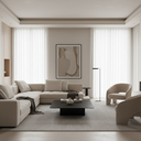 Ver imagem 2 de Vaso Maia Pequeno Decorativo de Cerâmica para Sala e Mesa Off White