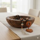 Ver imagem 2 de Enfeite Colar Terço de Mesa Decorativo Colorido_costela de Adão