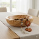 Ver imagem 3 de Enfeite Colar Terço de Mesa Decorativo Colorido_costela de Adão