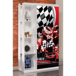 Quarto Infantil Completo 5 Peças Formula 1 J&A Móveis - 13 Quarto Infantil Completo 5 Peças Formula 1 J&A Móveis - 13