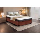 Ver imagem 1 de Cama Box Baú Casal Serenelife - Suede Marrom