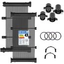 Ver imagem 1 de Conjunto 02 Placas e Terminações para Aquecimento Solar de Piscinas até 02m² ou 04 mil litros - KS