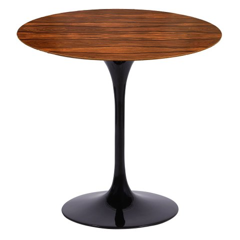 Mesa Saarinen Redonda Pau Ferro 137cm - Base Preta mgsaarinen