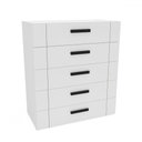 Ver imagem 2 de Cômoda Lisboa 5 Gavetas Branco - Politorno