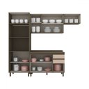 Ver imagem 3 de Cozinha Compacta Connect 10 Portas 2 Gavetas 100% Mdf Ce810 Duna/cristal - Henn
