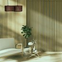 Ver imagem 3 de Luminária Pendente Infinita Modelo Ripado -:marrom
