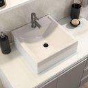 Ver imagem 6 de Conjunto Gabinete Banheiro Prisma 80cm Gabinete + Cuba + Espelheira com Vidro Branco Cinza