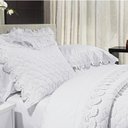 Ver imagem 1 de Jogo de Cama Queen Maiori 4 Peças Percal 200 Fios Bernadete Casa