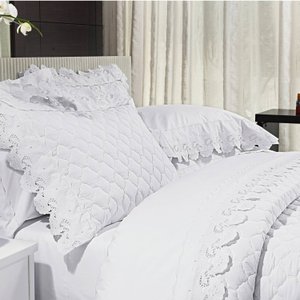 Jogo de Cama Queen Maiori 4 Peças Percal 200 Fios Bernadete Casa