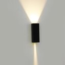 Ver imagem 3 de Arandela Led Galaxy Wall Mini Retangular Facho Duplo IP65 5W 3000K Preto