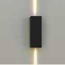 Ver imagem 4 de Arandela Led Galaxy Wall Mini Retangular Facho Duplo IP65 5W 3000K Preto