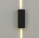 Ver imagem 4 de Arandela Led Galaxy Wall Mini Retangular Facho Duplo IP65 5W 3000K Preto