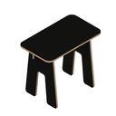 Ver imagem 1 de Mesa Infantil Amadeirada em Mdf com Bordas Naturais:preto