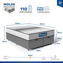 Ver imagem 6 de Cama Box Baú com Colchão de Molas Ensacadas Double Face Essence Probel Queen 158cm