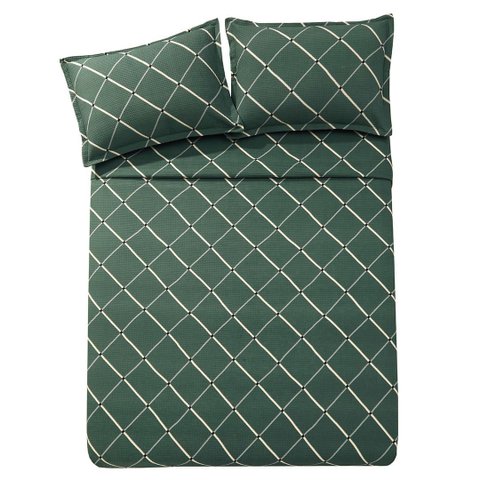 Kit Colcha Casal Döhler Piquet 100% Algodão Gaia 3 Peças