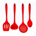 Ver imagem 3 de Kit 4 Peças Em Silicone Vermelho Livre de BPA . UnyHome