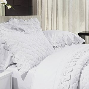 Jogo de Cama Casal Maiori 4 Peças Percal 200 Fios Bernadete Casa