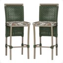 Ver imagem 1 de 2 Banqueta em Alumínio Roma Fendi Corda Náutica Tecido 6