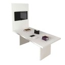 Ver imagem 2 de Mesa Reunião 220cm X 100cm e Painel para Tv até 37 Polegadas Cor:branco