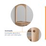 Conjunto Modulado 4 Peças Cabideiro, Penteadeira com Espelho, Gavetas Joy CabeCasa MadeiraOriginals - 16