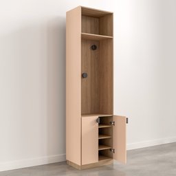Guarda-Roupa Modulado Joy 3 Peças Cabideiros, Nicho com 2 Gavetas e Sapateira Cabecasa Madeiramadeira - 18