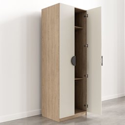 Guarda-Roupa Modulado Joy 3 Peças Cabideiros, Nicho com 2 Gavetas e Sapateira Cabecasa Madeiramadeira - 17