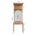 Ver mais imagens de Guarda-Roupa Modulado Joy 3 Peças 2 Gavetas, Penteadeira Espelho Cabideiro CabeCasa MadeiraOriginals