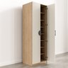 Guarda-Roupa Modulado Joy 3 Peças Módulo Nichos com 2 Gavetas, Penteadeira com Espelho e Cabideiro com N - 15