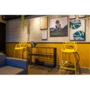Ver imagem 7 de Kit 4 Banquetas Altas Alegra Polipropileno Espresso Móveis Amarelo