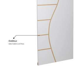 Folha de Porta Madeira Decorada 210x70cm Espessura 3,5cm Cantareira MGM - 6