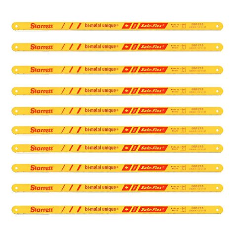 Serra Manual Bimetal Bs1218 Kit com 10 Unidades Starrett