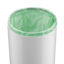 Ver imagem 4 de Lixeira com Tampa 8 Litros Cesto de Lixo Aramado Future Casa:Branco/Cromado