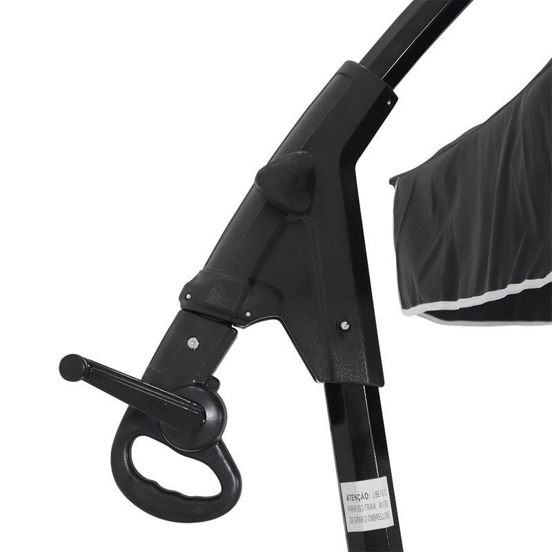 Ombrelone Búzios Preto 3 Metros Giratório 360° com Base Bel:preto - 5