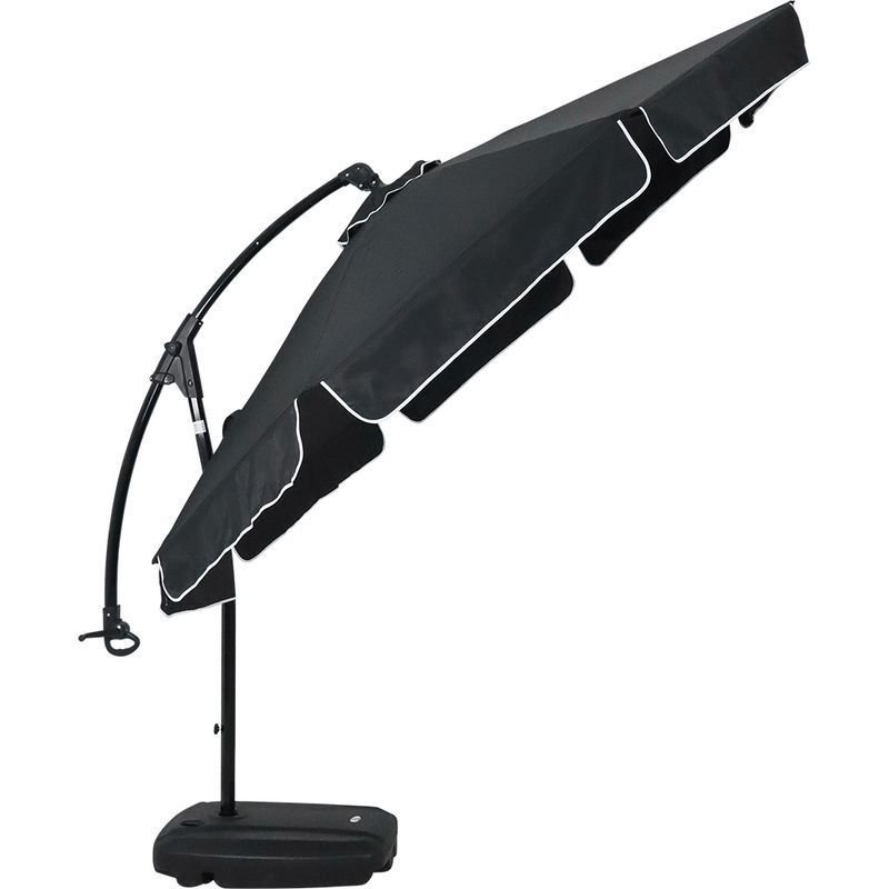 Ver imagem 1 de Ombrelone Búzios Preto 3 Metros Giratório 360° com Base Bel:preto