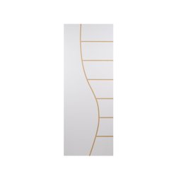 Folha de Porta Madeira Decorada 210x80cm Espessura 3,5cm Cantareira MGM - 1