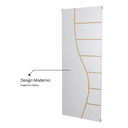 Ver imagem 5 de Folha de Porta Madeira Decorada 210x80cm Espessura 3,5cm Cantareira MGM Branco