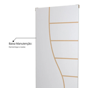 Ver imagem 7 de Folha de Porta Madeira Decorada 210x80cm Espessura 3,5cm Cantareira MGM Branco