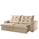 Ver imagem 2 de Sofá Retrátil e Reclinável 2,80m 4 Lugares Pillow com 18cm Fibra Siliconada Veneza - Movenzo Estofad