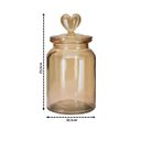Ver imagem 6 de Pote Vidro Hermético Âmbar Decor Afeto Coração 1310ml